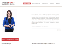 Tablet Screenshot of barbaraszopa.com